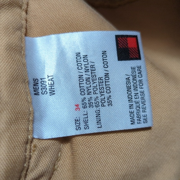 Woolrich Front Pocket Cargo Shorts Size 34x9" Style S3091 Wheat - Picture 5 of 8